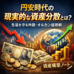 円安時代の現実的な資産分散とは？生活を守る外貨・オルカン活用術【資産構築ノート】円安対策の資産分散