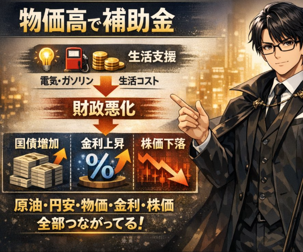 原油高・円安・物価上昇はなぜ連動する?補助金・金利・株価までつながる日本経済の仕組み