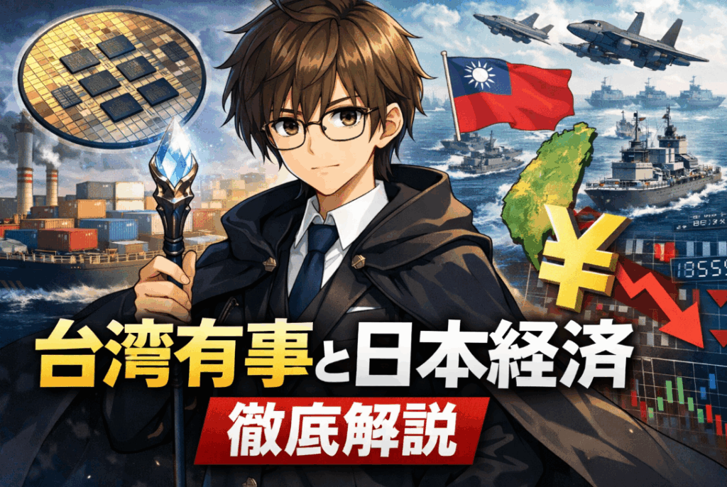 台湾有事で日本はどうなる?半導体・輸入ルート・円安・株価まで経済への影響をわかりやすく解説