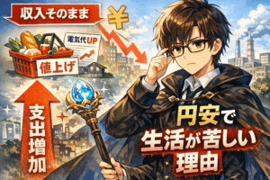 円安なのに生活が苦しい理由とは?仕組み・物価上昇・賃金のズレをわかりやすく解説