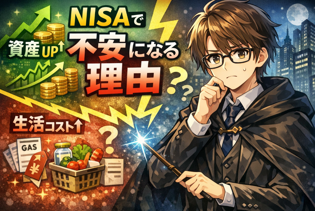 NISAで利益が出ているのに不安になる理由|資産は増えるのに生活が楽にならない構造を解説