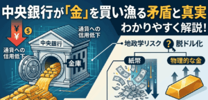 なぜ中央銀行は金を買い続けるのか？通貨価値・脱ドル化・資産防衛までわかりやすく解説