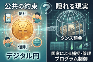 デジタル円が導入されたらタンス預金はどうなる？CBDCの仕組み・監視リスク・資産防衛をわかりやすく解説