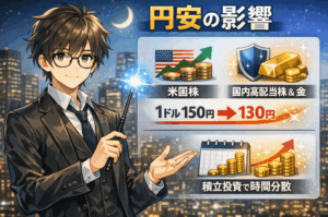 新NISAで円高になるとどうなる?オルカン・米国株が下がる理由と今できる対策をわかりやすく解説