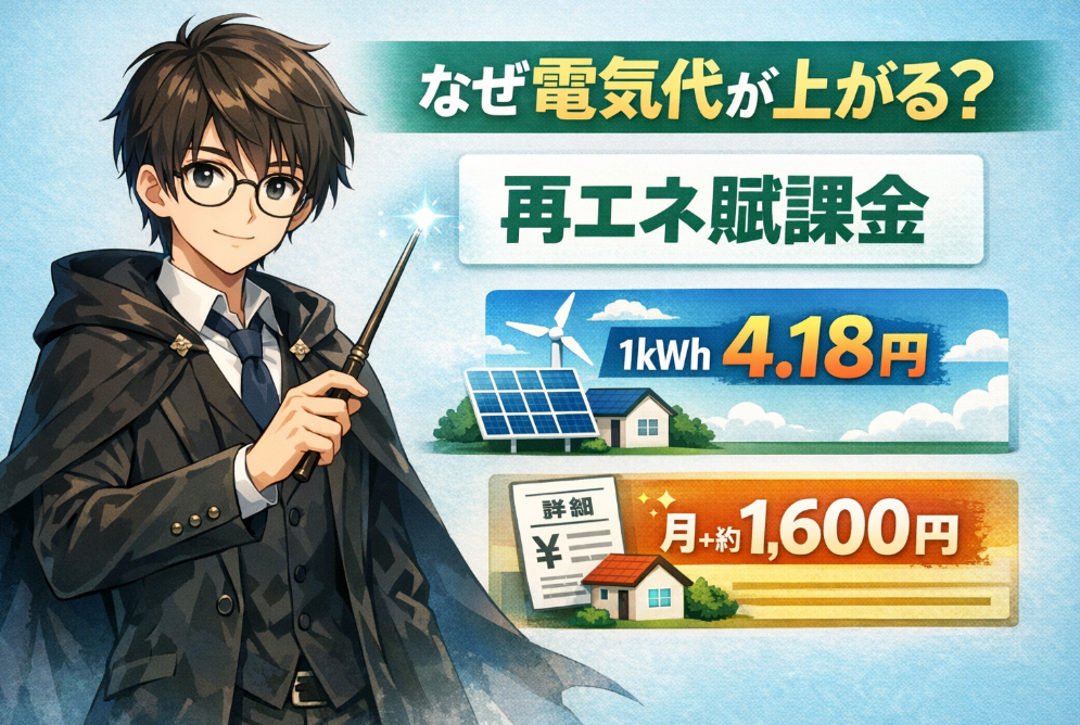 再エネ賦課金で電気代はいくら上がる?仕組み・計算方法・負担を抑える対策を徹底解説