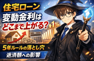 【住宅ローン】変動金利はどこまで上がる?5年ルールの落とし穴と返済額・総額への影響を解説