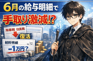 給与明細で手取りが減る理由とは?住民税・社会保険料・定額減税の仕組みをわかりやすく解説
