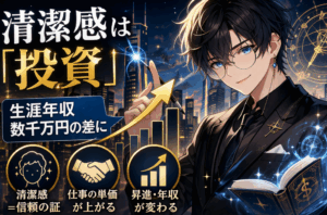 清潔感は最強の自己投資｜見た目が生涯年収に与える影響とコスパ最適な整え方