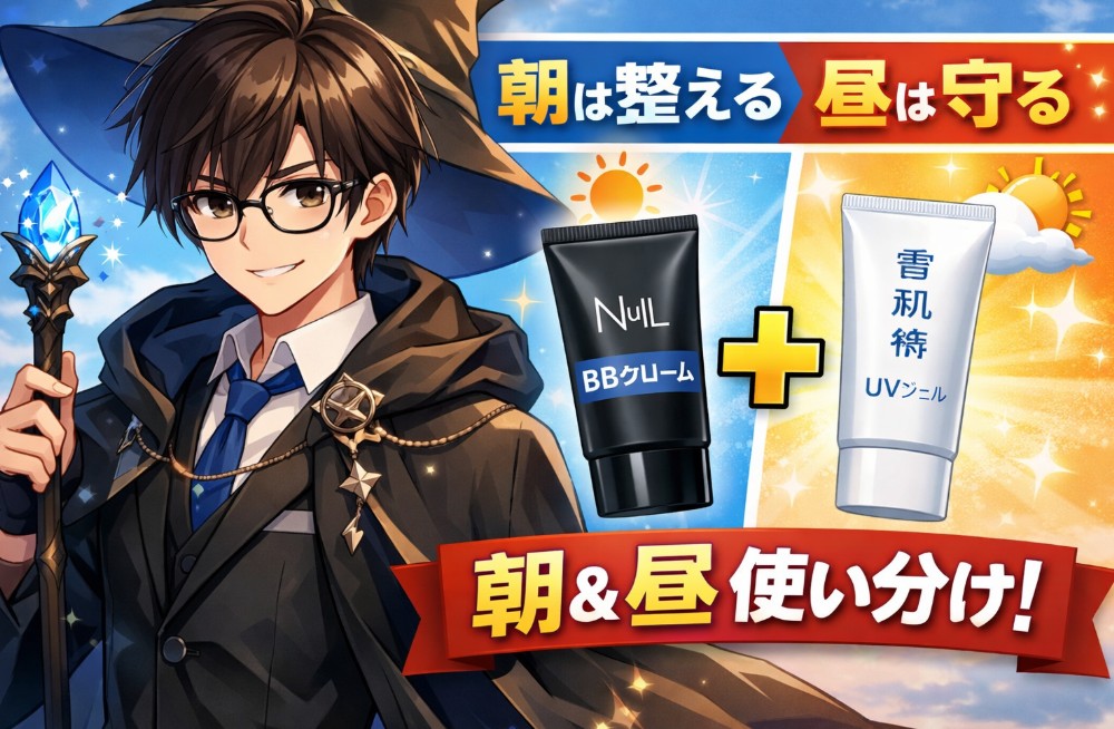 メンズBBクリームは塗るだけで整う?UVケアとの正しい使い分けと代替おすすめを徹底解説