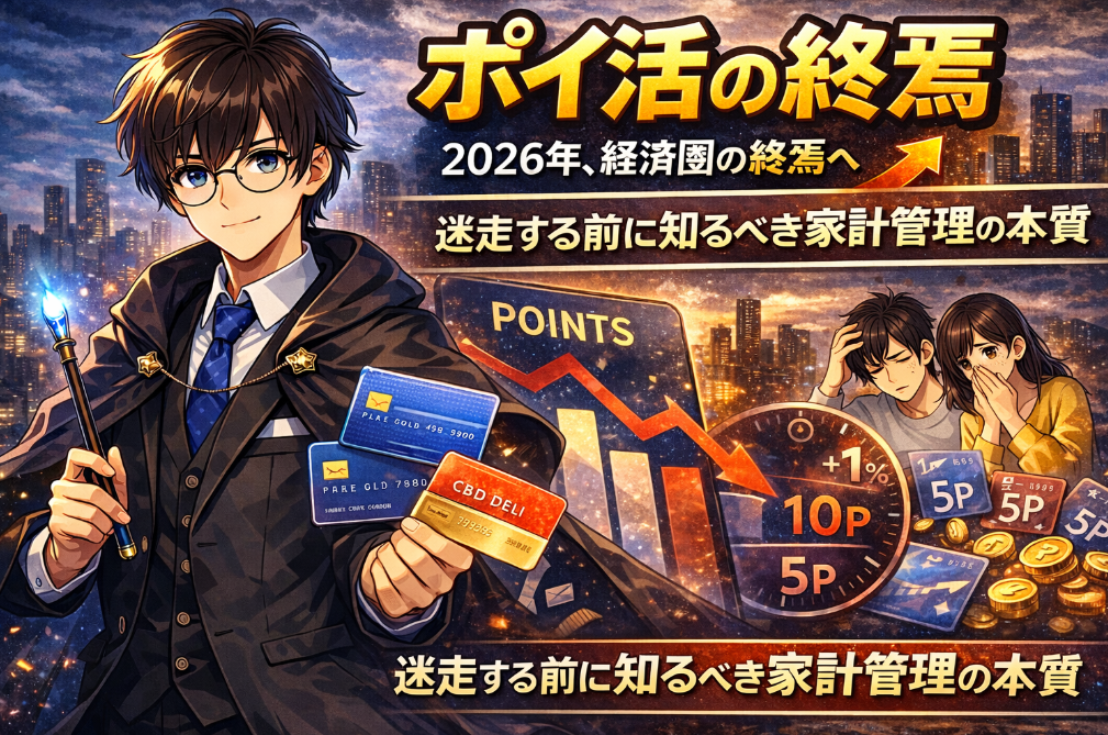ポイ活はやめた方がいい？ポイント経済圏の終焉と還元率に振り回されない家計管理の本質