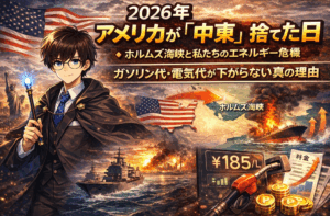 ホルムズ海峡の通行料でなぜガソリン代と電気代が上がる?エネルギー価格が下がらない本当の理由をわかりやすく解説