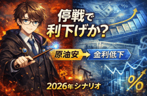 停戦でなぜ円安が動くのか？利下げ・原油・為替の関係と資産が変わる仕組みを解説