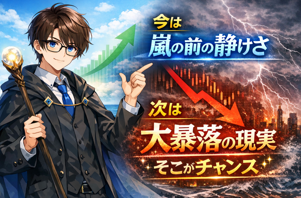 新NISAで暴落が来たらどうする?含み損に耐える考え方と安く買う仕組みを徹底解説