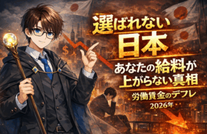 日本は本当に貧しくなったのか？給料が上がらない理由と低賃金構造の正体・個人の防衛策を解説