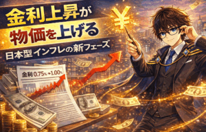 金利上昇でも物価が下がらない理由とは?円安・投資・日本型インフレの新構造と資産防衛の考え方を解説