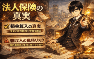 法人保険の損金算入の仕組みとは?解約返戻金の税務リスクと正しい使い方を解説