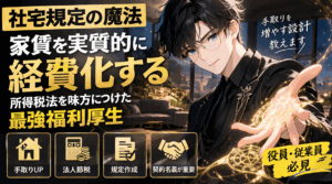 社宅規定で節税する方法とは？役員社宅の仕組み・賃貸料相当額・手取りを増やす設計を徹底解説