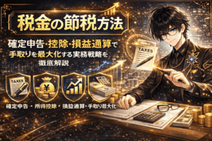 税金の節税方法｜確定申告・控除・損益通算で手取りを最大化する実務戦略を徹底解説