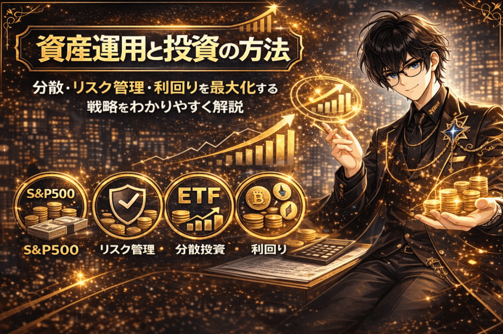 資産運用と投資の方法|分散・リスク管理・利回りを最大化する戦略をわかりやすく解説