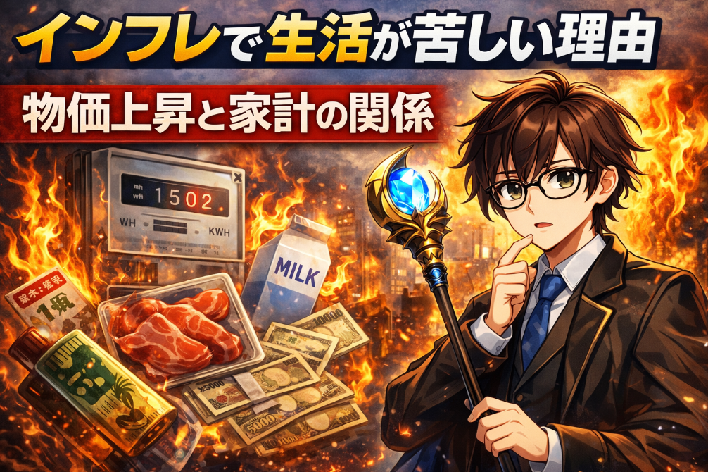 インフレで生活が苦しくなる理由｜物価上昇と家計の関係をわかりやすく解説